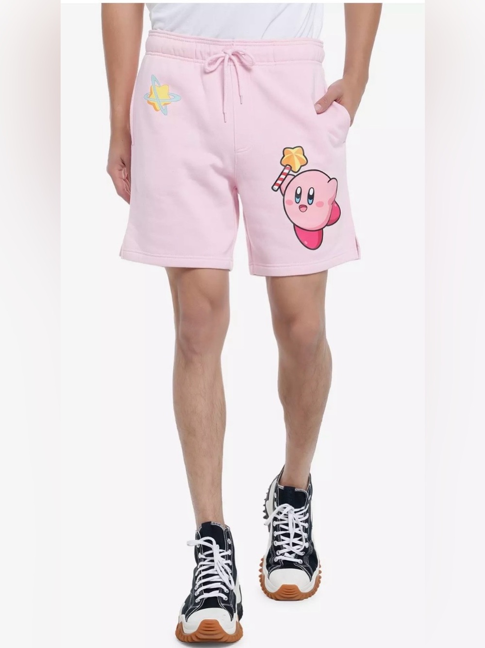 Hot Topic Pink Kirby Men’s Athletic lounge Shorts
